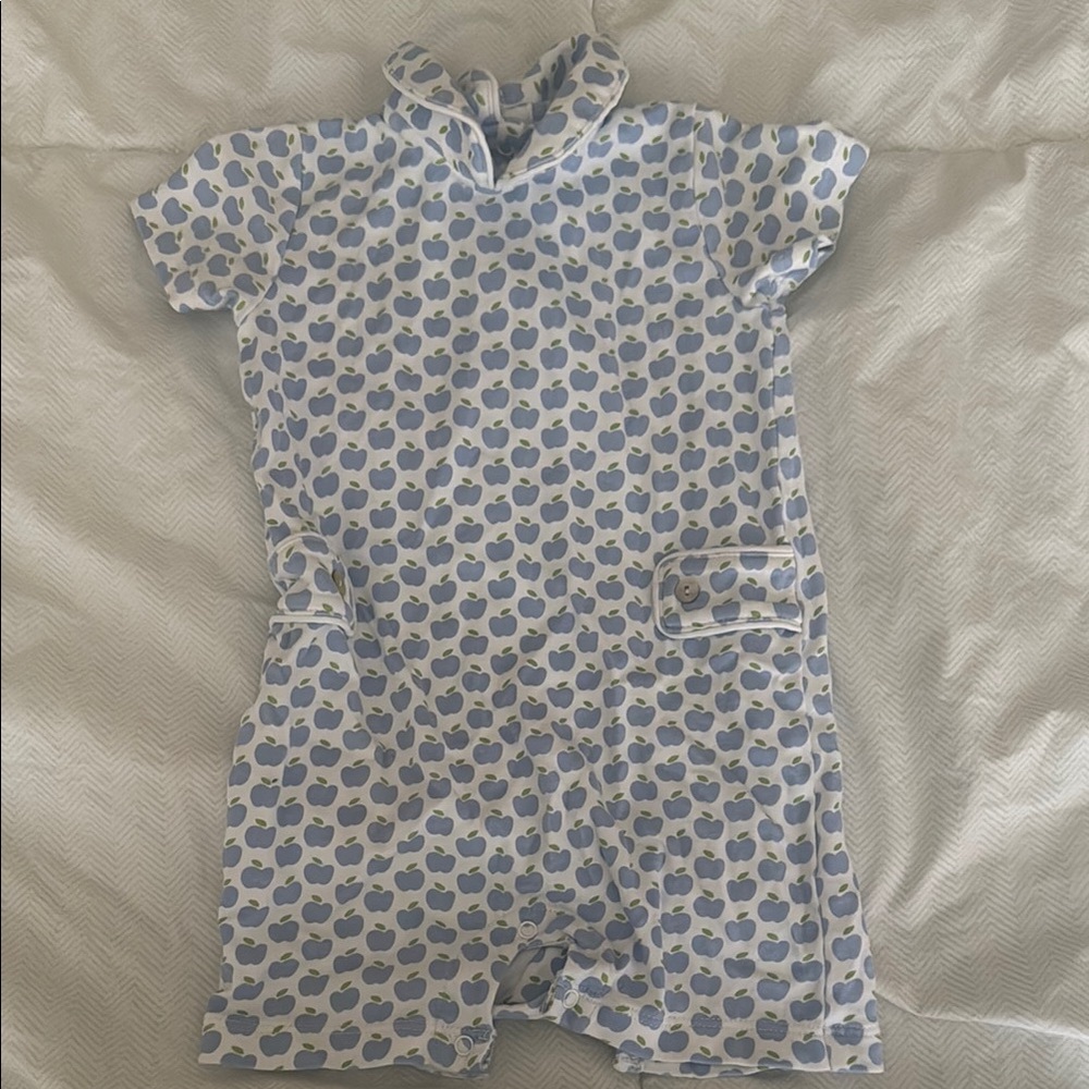 Blue Apple Print Boys once piece